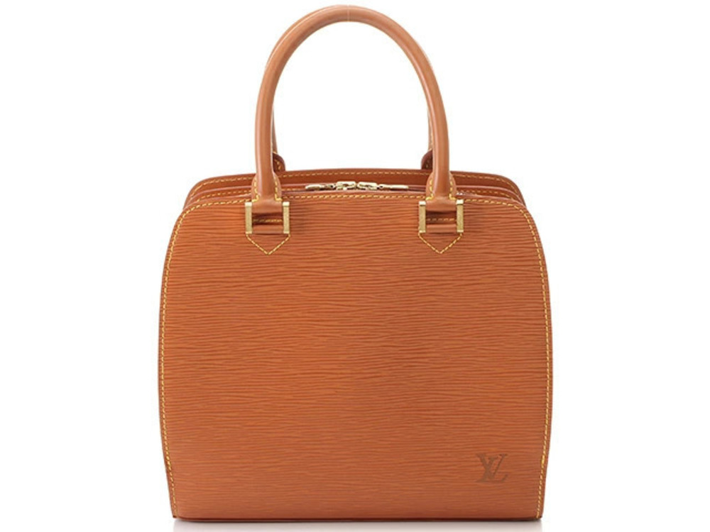 LOUIS VUITTON handbag Epi leather Pont Neuf Zipangu Gold Brown
